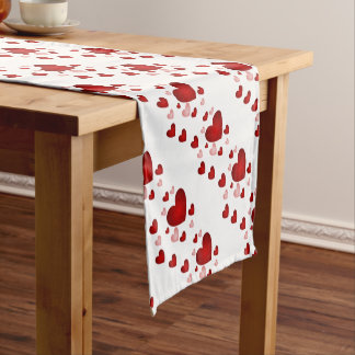 Chemin De Table Court Motif de Red Heart
