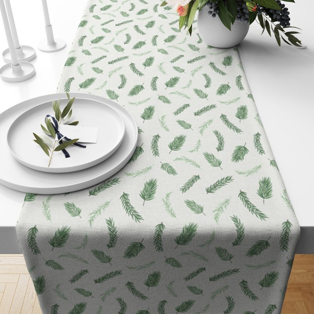 Chemin De Table Court Motif d'épinette de Noël (Créateur téléchargé)