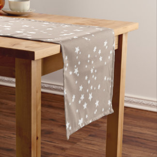 Chemin De Table Court Motif d'étoiles