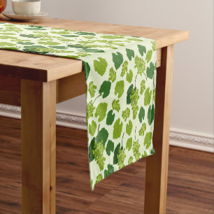 Chemin De Table Court Motif Feuille de raisins et de raisins