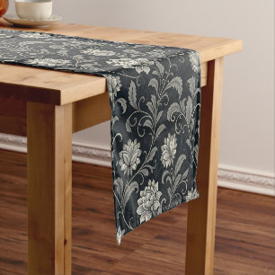 Chemin De Table Court Motif Fleurs Gothiques