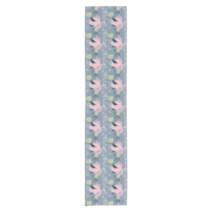 Chemin De Table Court Motif floral 3