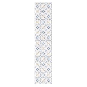 Chemin De Table Court Motif floral 7