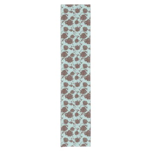 Chemin De Table Court Motif floral 8