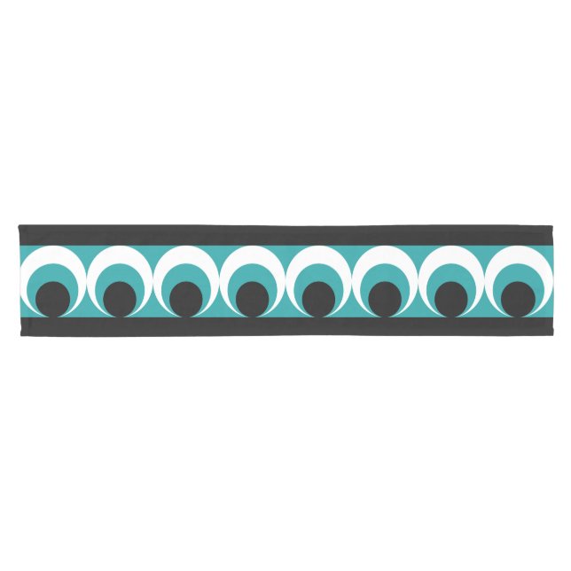 Chemin De Table Court Motif géométrique (Horizontal)