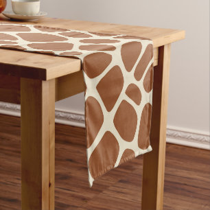 Chemin De Table Court Motif Giraffe