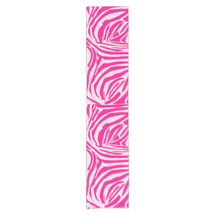 Chemin De Table Court Motif imprimé zèbre rose