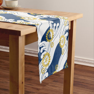 Chemin De Table Court motif japonais TABLE RUNNER