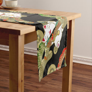 Chemin De Table Court motif japonais TABLE RUNNER