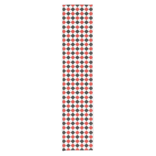Chemin De Table Court Motif noir rouge blanc + votre idée