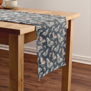 Chemin De Table Court Motif papillon de la teigne