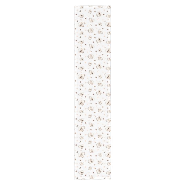 Chemin De Table Court Motif Pastel Sheep (Devant)