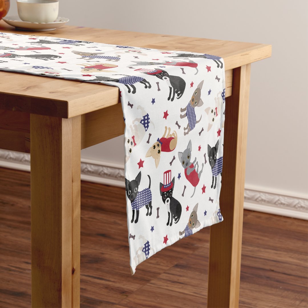 Chemin De Table 180x32cm Rouge à Carreaux - Coton 220g/m² Robuste Lavable - ASQUARE