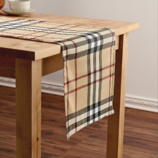 Chemin De Table Court Motif Tartan Écossais