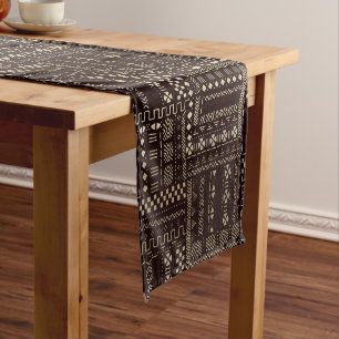 Chemin De Table Court Motif traditionnel africain en tissu de boue