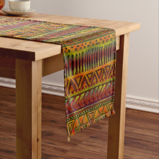 Chemin De Table Court Motif tribal de la Jungle d'Afrique