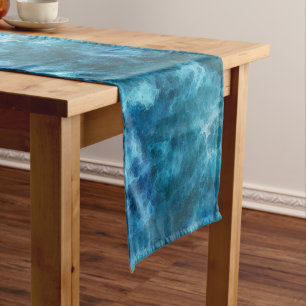 Chemin De Table Court Mousse mer
