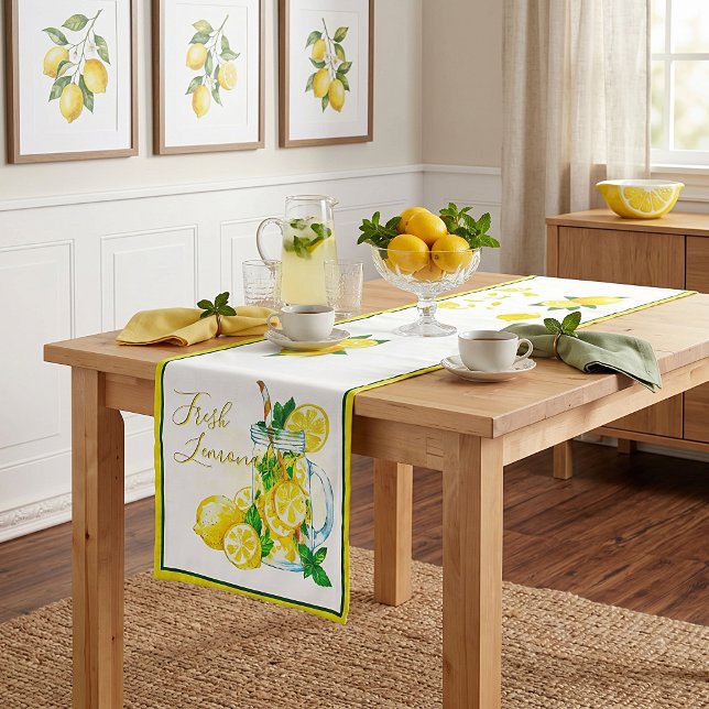 Chemin De Table Court Nappe courte pour citronnade (Créateur téléchargé)
