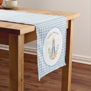 Chemin De Table Court Nappe de table de douche lapin de livre d'histoire