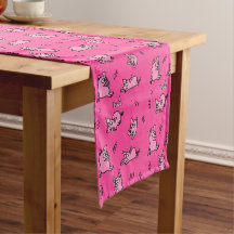 Nappe rose dessin animé cochon