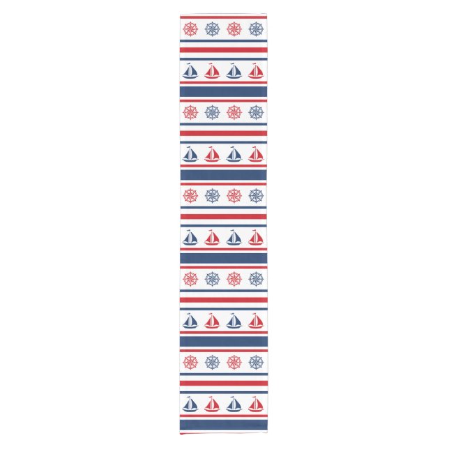 Chemin De Table Court Nautical design (Devant)