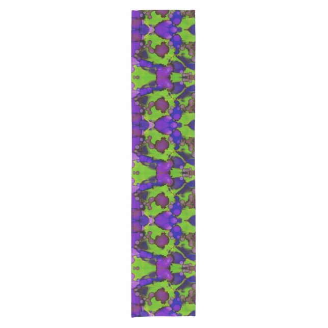Chemin De Table Court Neon Bloomstorm (Devant)