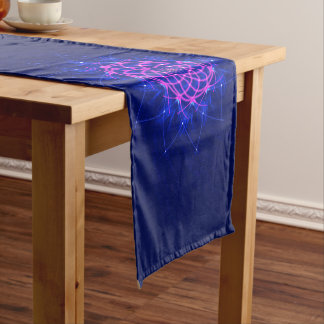 Chemin De Table Court Neon Rosette Glow