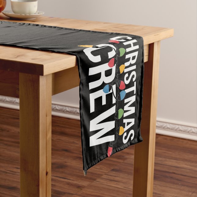 Chemin De Table Court Noël Famille d'équipages Fêtes de Noël (In Situ)