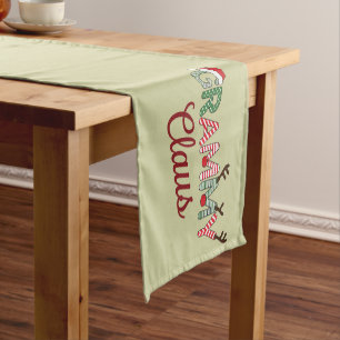 Chemin De Table Court Noël Grammy Claus Noël Grand-mère Cadeau Noël