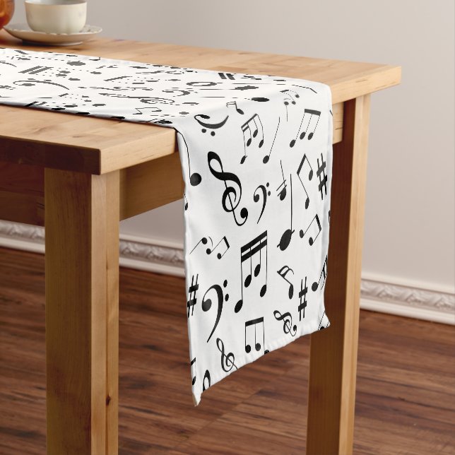 Chemin De Table Court Notes musicales 3 (In Situ)