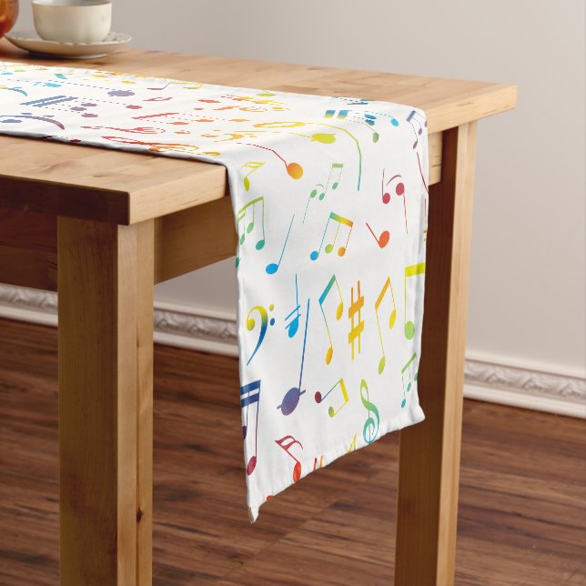 Chemin De Table Court Notes musicales 4 (In Situ)