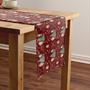 Chemin De Table Court Nutcracker Ballerina Noël