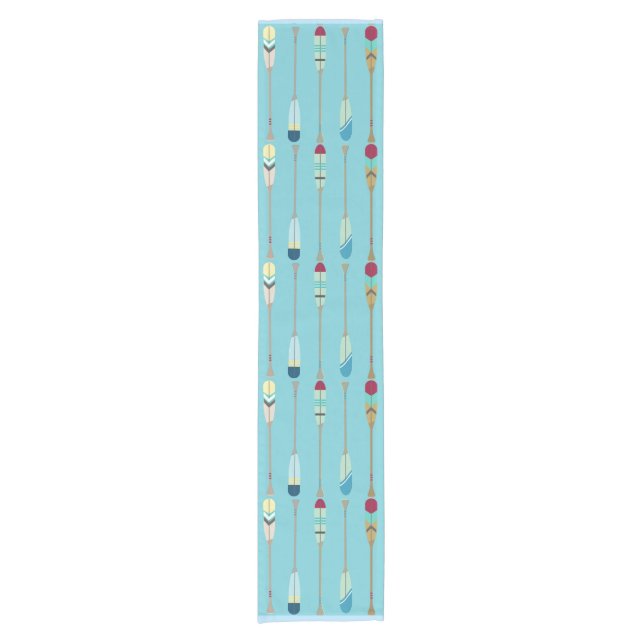 Chemin De Table Court Oars de style vintage (Devant)