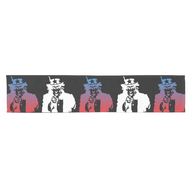 Chemin De Table Court Oncle Sam Runner Table (Horizontal)