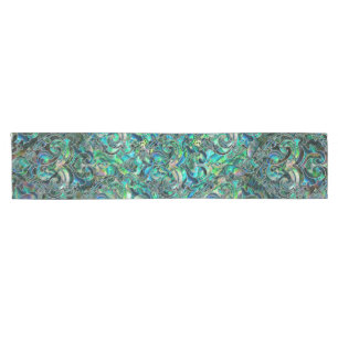 Chemin De Table Court Ormeau et argent orientaux persans de motif