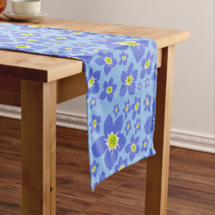 Chemin De Table Court Oubliez-moi pas Design Table Runner