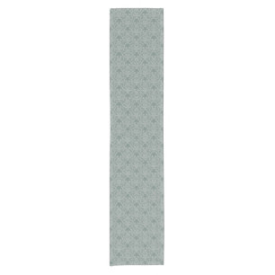 Chemin De Table Court Papier peint floral vert