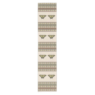 Chemin De Table Court Papillon Southwestern jaune Swallowtail