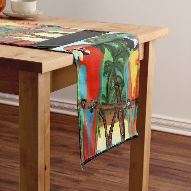 CHEMIN DE TABLE COURT PARROTS (In Situ)