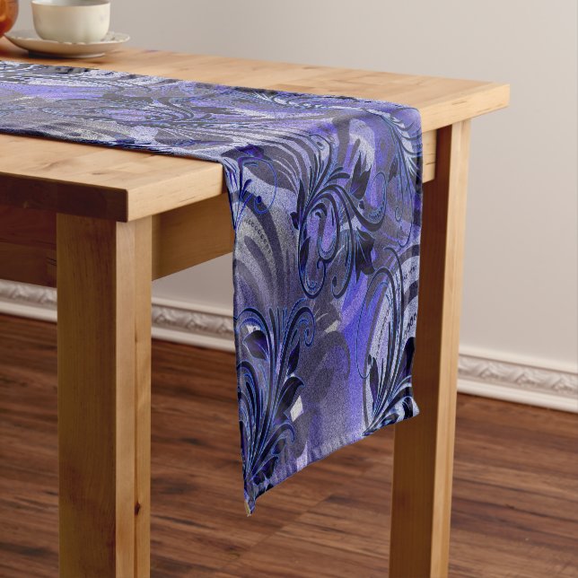 Chemin De Table Court Passion violette (In Situ)