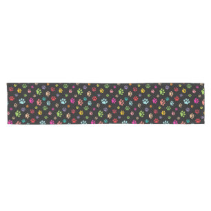 Chemin De Table Court Pawprints Design Table Runner