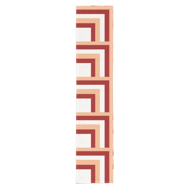 Chemin De Table Court Peach briques (Devant)