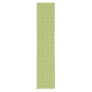 Chemin De Table Court Pistachio Nut Motif sans couture