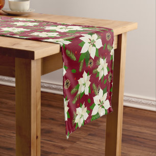 Chemin De Table Court Poinsettia