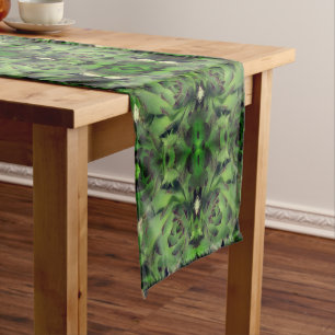 Chemin De Table Court Poules Et Poules Succulentes Abstraites