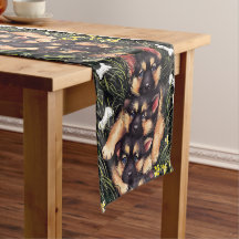 Puppy Pile Table Runner