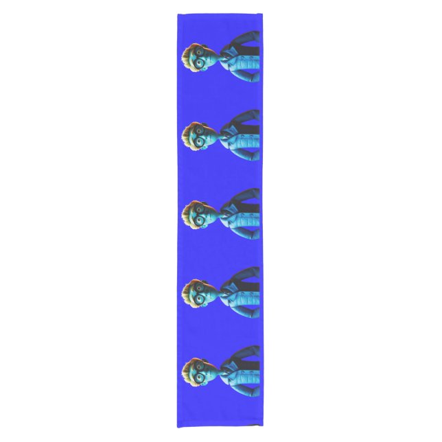 Chemin De Table Court "Qui vous regarde" Table Runner (Devant)