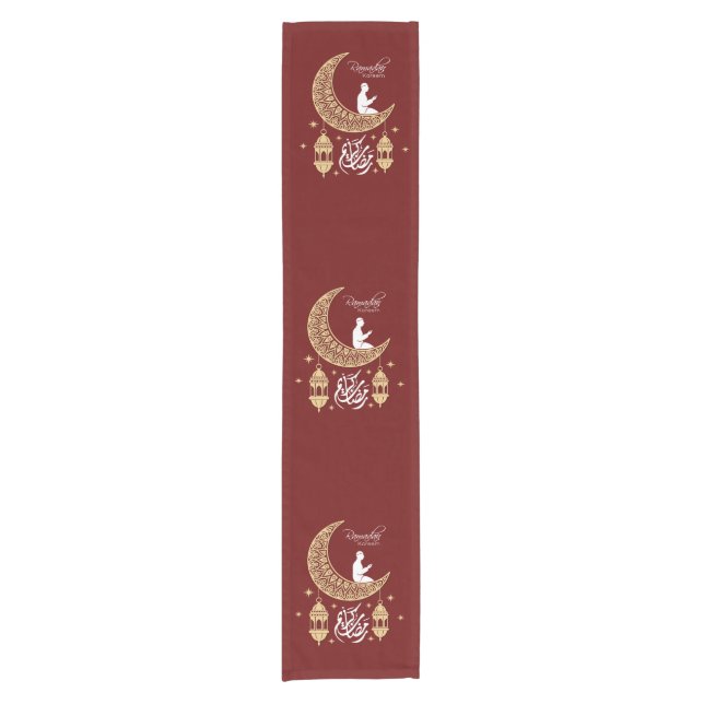 Chemin De Table Court Ramadan Table Runner (Devant)