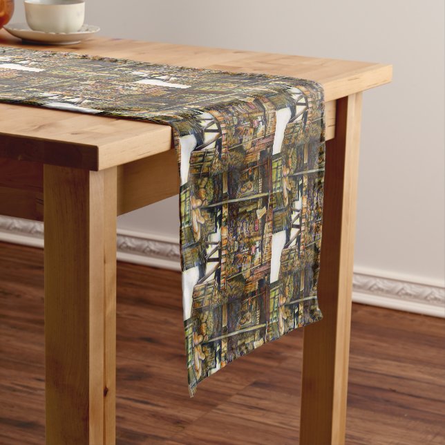 Chemin De Table Court Rend la créativité plus éclatante (In Situ)