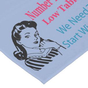 Chemin De Table Court Rétro bas Tableau #3 de Bunco